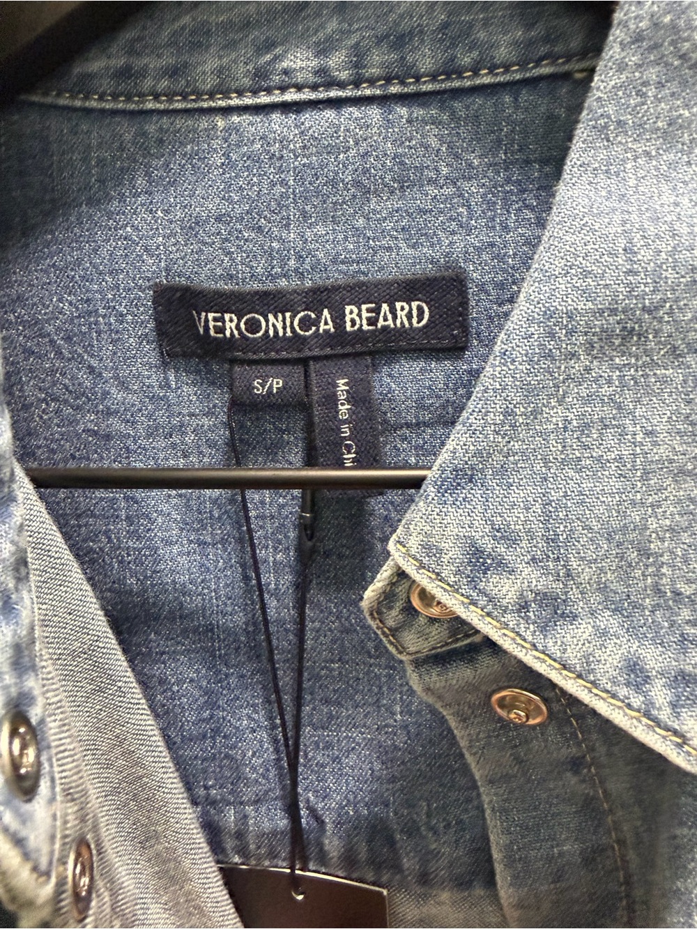 Veronica Beard Denim Shirt - Picture 4 of 8